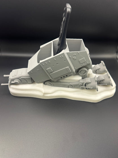 Sci-fi spaceship remote holder side angle